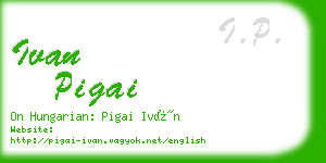 ivan pigai business card